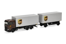 Herpa 321761 - H0 - Iveco S-Way FD Koffer-Hängerzug UPS